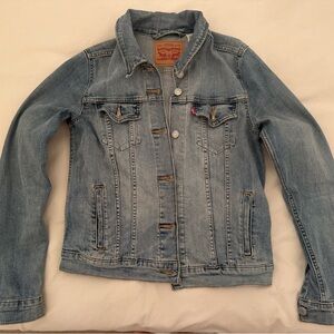 Levi's faded blue denim jacket